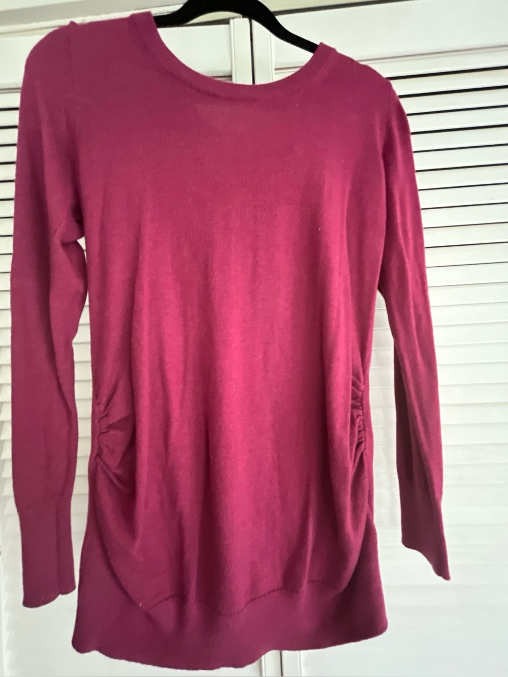 Women’s Long Sleeve Pink Knit Top size m